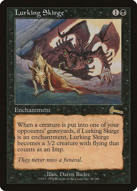 Lurking Skirge - Urza's Legacy Magic: The Gathering trading card