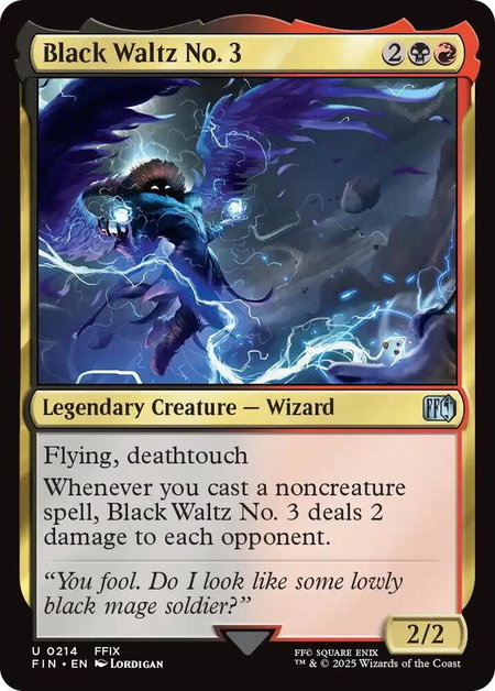Black Waltz No. 3 - FINAL FANTASY Magic: The Gathering trading card