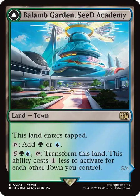 Balamb Garden, SeeD Academy - FINAL FANTASY Magic: The Gathering trading card