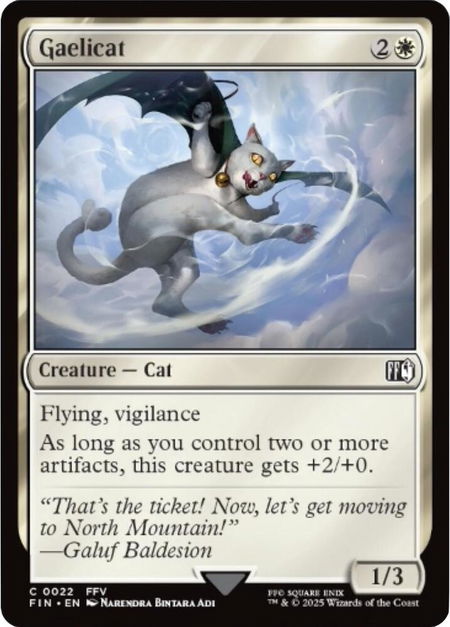 Gaelicat - FINAL FANTASY Magic: The Gathering trading card