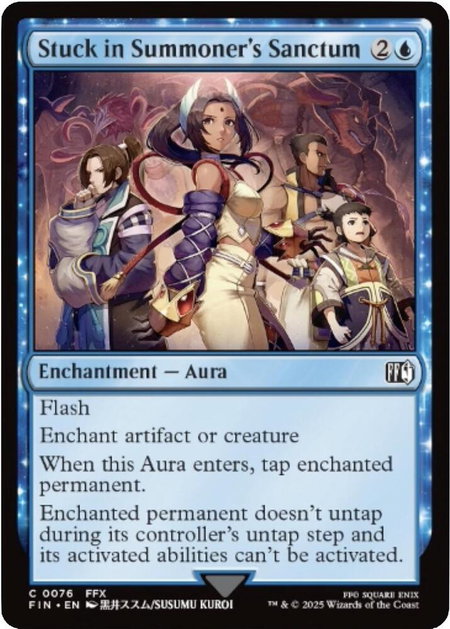 Stuck in Summoner's Sanctum - FINAL FANTASY Magic: The Gathering trading card