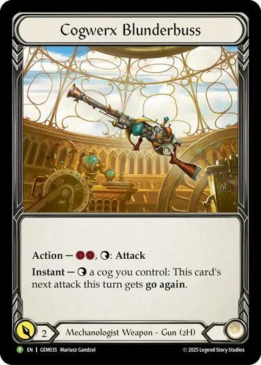 Cogwerx Blunderbuss - GEM Pack 2 Flesh and Blood trading card