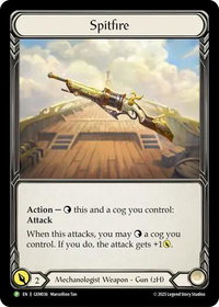 Spitfire - GEM Pack 2 (GEM) #GEM036 - Promo Flesh and Blood Trading Card