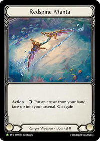 Redspine Manta - GEM Pack 2 (GEM) #GEM039 - Promo Flesh and Blood Trading Card