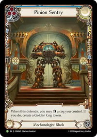 Pinion Sentry - GEM Pack 2 (GEM) #GEM045 - Promo Flesh and Blood Trading Card