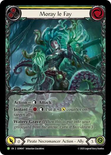 Moray le Fay - GEM Pack 2 Flesh and Blood trading card