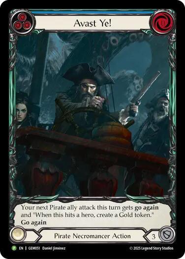Avast Ye! - GEM Pack 2 Flesh and Blood trading card