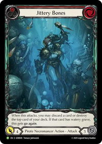 Jittery Bones (Red) - GEM Pack 2 (GEM) #GEM049 - Promo Flesh and Blood Trading Card