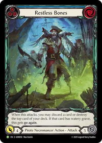 Restless Bones (Blue) - GEM Pack 2 (GEM) #GEM050 - Promo Flesh and Blood Trading Card