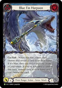 Blue Fin Harpoon - GEM Pack 2 (GEM) #GEM054 - Promo Flesh and Blood Trading Card