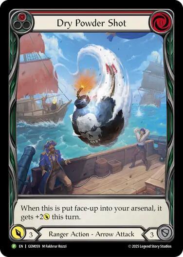 Dry Powder Shot - GEM Pack 2 Flesh and Blood trading card