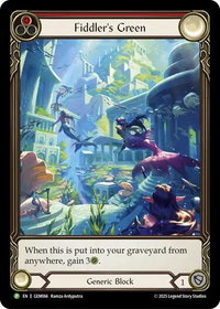 Fiddler's Green (Red) - GEM Pack 2 (GEM) #GEM066 - Promo Flesh and Blood Trading Card