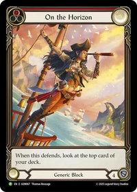 On the Horizon (Red) - GEM Pack 2 (GEM) #GEM067 - Promo Flesh and Blood Trading Card