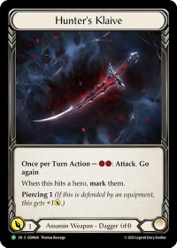 Hunter's Klaive - GEM Pack 2 (GEM) #GEM068 - Promo Flesh and Blood Trading Card