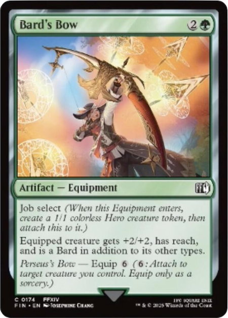 Bard's Bow - FINAL FANTASY Magic: The Gathering trading card
