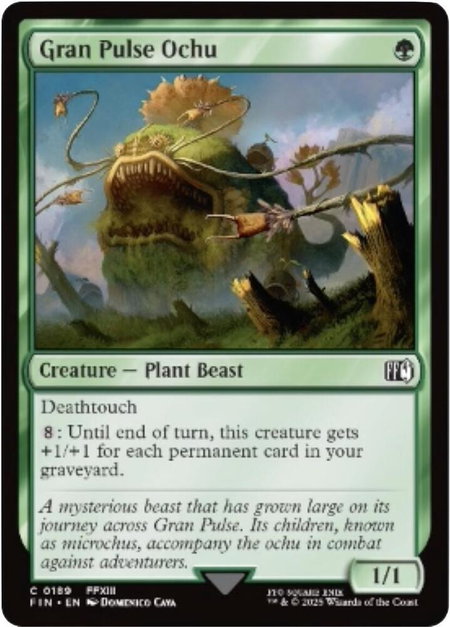 Gran Pulse Ochu - FINAL FANTASY Magic: The Gathering trading card