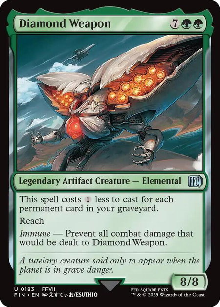 Diamond Weapon - FINAL FANTASY Magic: The Gathering trading card