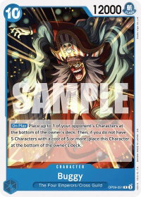 Buggy (Reprint) - Starter Deck 25: BLUE Buggy (ST-25) #OP09-051 - Rare One Piece Trading Card