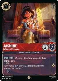Jasmine - Ephemeral Princess - Illumineer's Quest: Palace Heist (Q2) #9/35 - None Disney Lorcana Trading Card