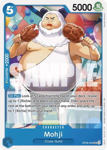 Mohji (Reprint) - Starter Deck 25: BLUE Buggy (ST-25) #OP09-053 - Uncommon One Piece Trading Card