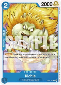 Richie (Reprint) - Starter Deck 25: BLUE Buggy (ST-25) #OP09-054 - Common One Piece Trading Card