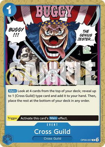 Cross Guild (Reprint) - Starter Deck 25: BLUE Buggy (ST-25) #OP09-057 - Rare One Piece Trading Card