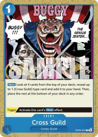 Cross Guild (Reprint) - Starter Deck 25: BLUE Buggy (ST-25) #OP09-057 - Rare One Piece Trading Card