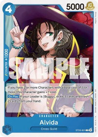 Alvida - Starter Deck 25: BLUE Buggy (ST-25) #ST25-001 - Common One Piece Trading Card