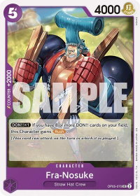 Fra-Nosuke (Reprint) - Starter Deck 26: PURPLE/BLACK Monkey.D.Luffy (ST-26) #OP05-070 - Uncommon One Piece Trading Card