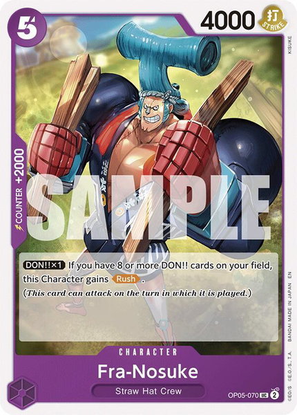 Fra-Nosuke (Reprint) - Starter Deck 26: PURPLE/BLACK Monkey.D.Luffy One Piece trading card