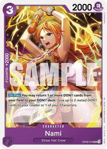 Nami (Reprint) - Starter Deck 26: PURPLE/BLACK Monkey.D.Luffy (ST-26) #OP09-070 - Uncommon One Piece Trading Card