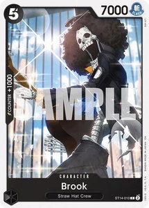 Brook (Reprint) - Starter Deck 26: PURPLE/BLACK Monkey.D.Luffy (ST-26) #ST14-010 - Common One Piece Trading Card