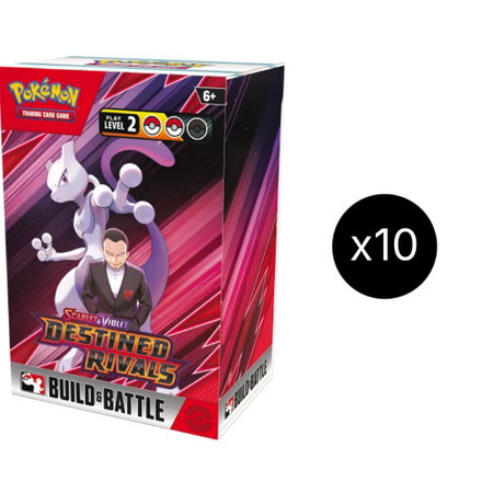 Destined Rivals Build & Battle Box Display trading card from SV10: Destined Rivals Destined Rivals Build & Battle Box Display - SV10: Destined Rivals Pokémon trading card