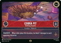 Cobra Pit - Seething Serpents - Illumineer's Quest: Palace Heist (Q2) #28/35 - None Disney Lorcana Trading Card
