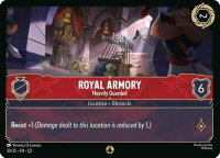 Royal Armory - Heavily Guarded - Illumineer's Quest: Palace Heist (Q2) #30/35 - None Disney Lorcana Trading Card