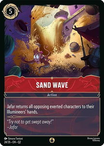 Sand Wave - Illumineer's Quest: Palace Heist (Q2) #24/35 - None Disney Lorcana Trading Card