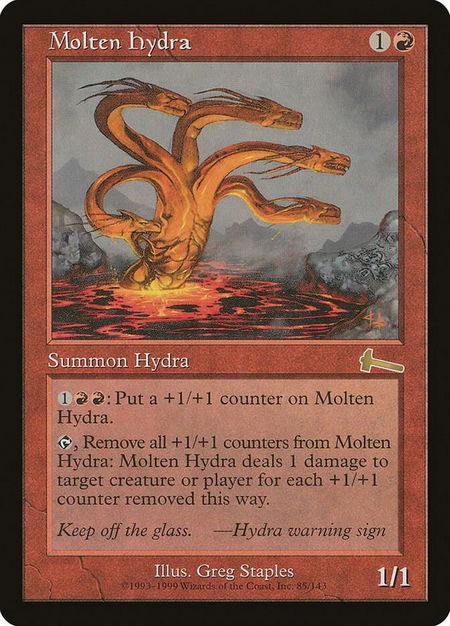 Molten Hydra - Urza's Legacy Magic: The Gathering trading card