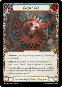 Copper Cog - High Seas #SEA021 - Rare Flesh and Blood Trading Card