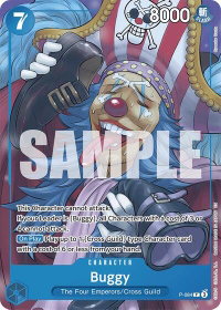 Buggy (Promo Reprint) - Starter Deck 25: BLUE Buggy (ST-25) #P-084 - Promo One Piece Trading Card