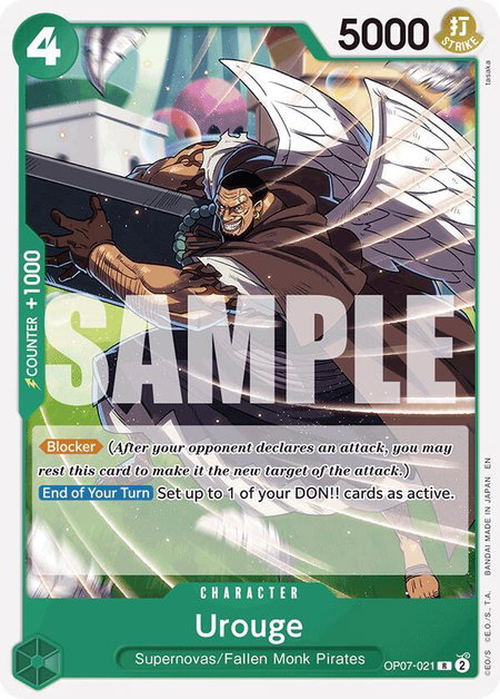 Urouge (Reprint) - Starter Deck 24: GREEN Jewelry Bonney One Piece trading card