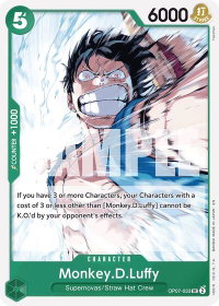 Monkey.D.Luffy (Reprint) - Starter Deck 24: GREEN Jewelry Bonney (ST-24) #OP07-033 - Uncommon One Piece Trading Card
