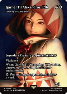 Garnet Til Alexandros 17th - Loran of the Third Path (Showcase) - FINAL FANTASY: Through the Ages (FCA) #24 - Rare Magic: The Gathering Trading Card