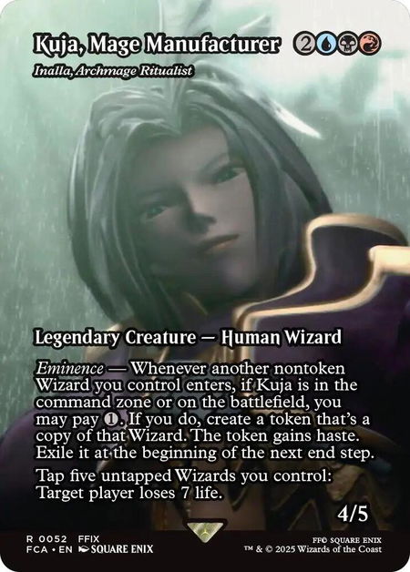 Kuja, Mage Manufacturer - Inalla, Archmage Ritualist (Showcase) - FINAL FANTASY: Through the Ages Magic: The Gathering trading card