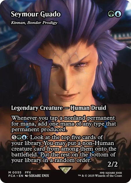 Seymour Guado - Kinnan, Bonder Prodigy (Showcase) - FINAL FANTASY: Through the Ages Magic: The Gathering trading card