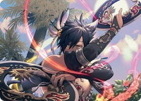 Dancer's Chakrams Art Card - Art Series: FINAL FANTASY (ASFIN) #24 - Special Magic: The Gathering Trading Card