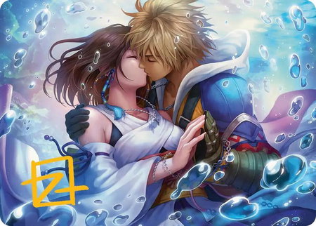 Together Forever Art Card (Gold-Stamped Signature) - Art Series: FINAL FANTASY Magic: The Gathering trading card