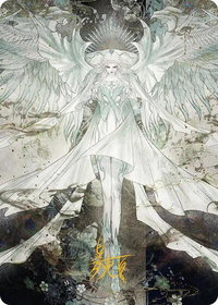 Hydaelyn, the Mothercrystal Art Card (Gold-Stamped Signature) - Art Series: FINAL FANTASY (ASFIN) #34 - Special Magic: The Gathering Trading Card