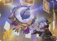 Astrologian's Planisphere Art Card (Gold-Stamped Signature) - Art Series: FINAL FANTASY (ASFIN) #4 - Special Magic: The Gathering Trading Card