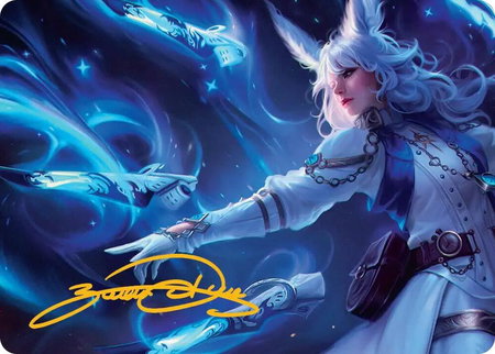 Sage's Nouliths Art Card (Gold-Stamped Signature) - Art Series: FINAL FANTASY Magic: The Gathering trading card