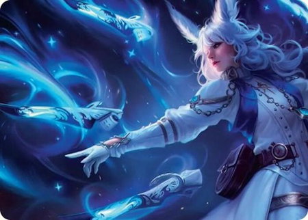 Sage's Nouliths Art Card - Art Series: FINAL FANTASY Magic: The Gathering trading card